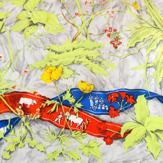 FABRIC FRONTLINE New Large Silk Scarf