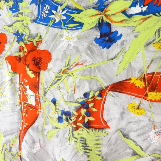 FABRIC FRONTLINE New Large Silk Scarf