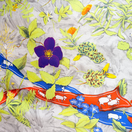 FABRIC FRONTLINE New Large Silk Scarf