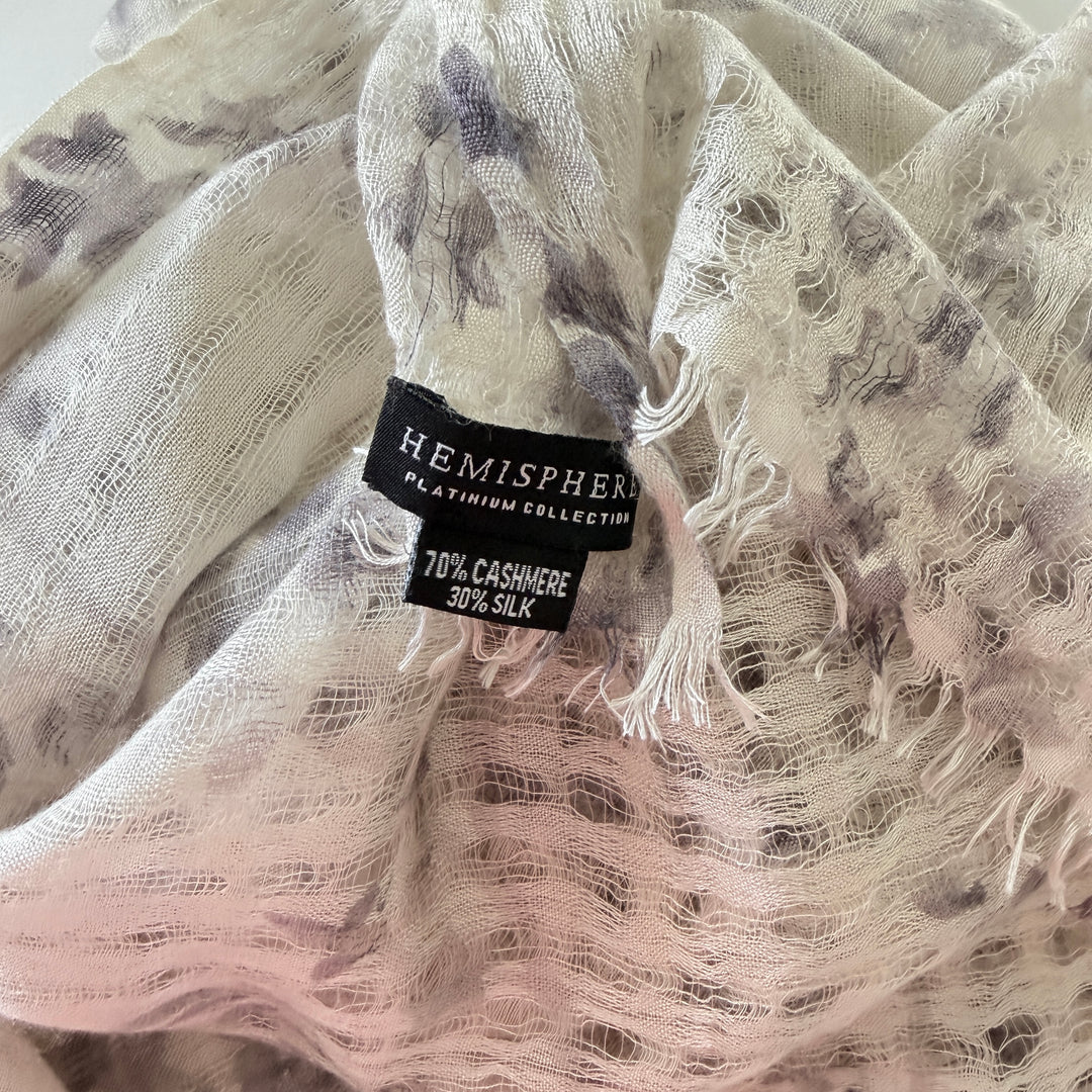 HEMISPHERE Cashmere and Silk Scarf