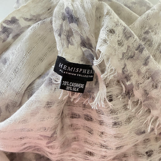 HEMISPHERE Cashmere and Silk Scarf