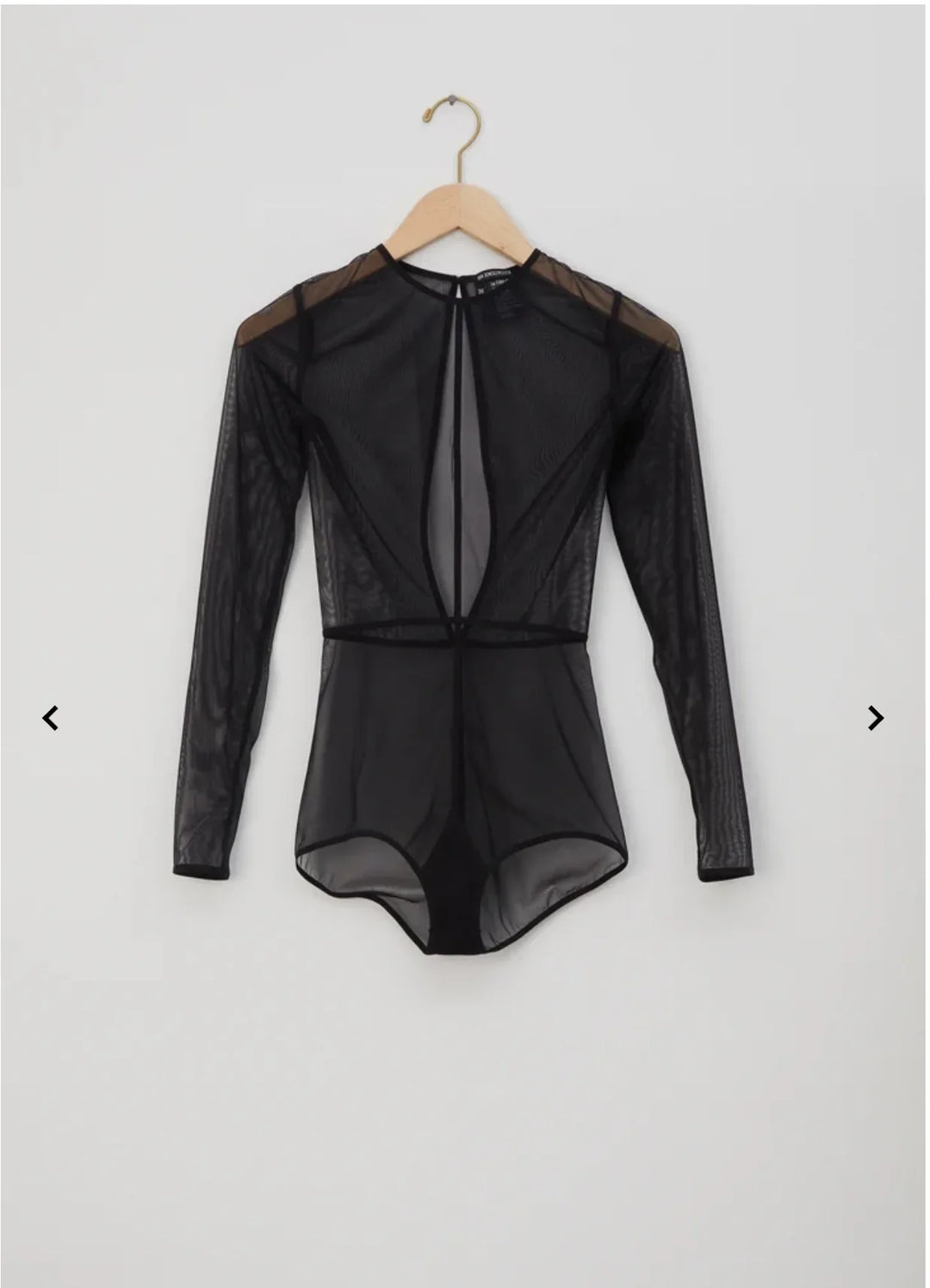 ANN DEMEULEMEESTER New Soft Tulle Bodysuit