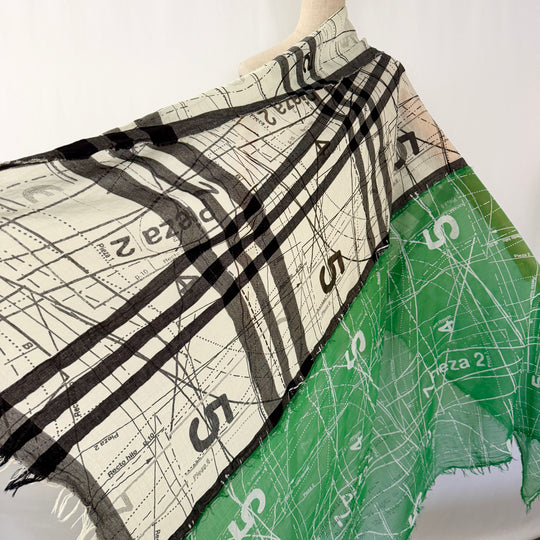 RUNDHOLZ New Large Scarf