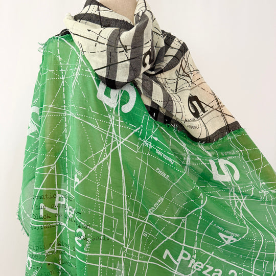 RUNDHOLZ New Large Scarf