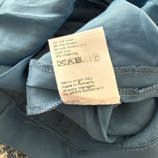 AKRIS Blue Tweed Dress