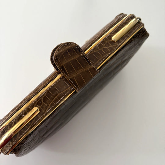 VINTAGE Crocodile Leather Bag