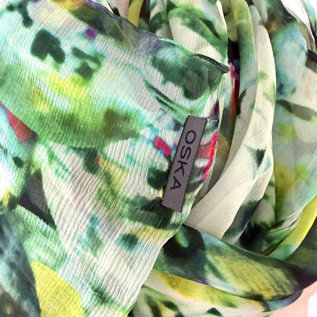 OSKA Large silk scarf