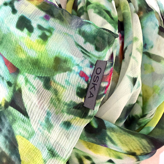 OSKA Large silk scarf