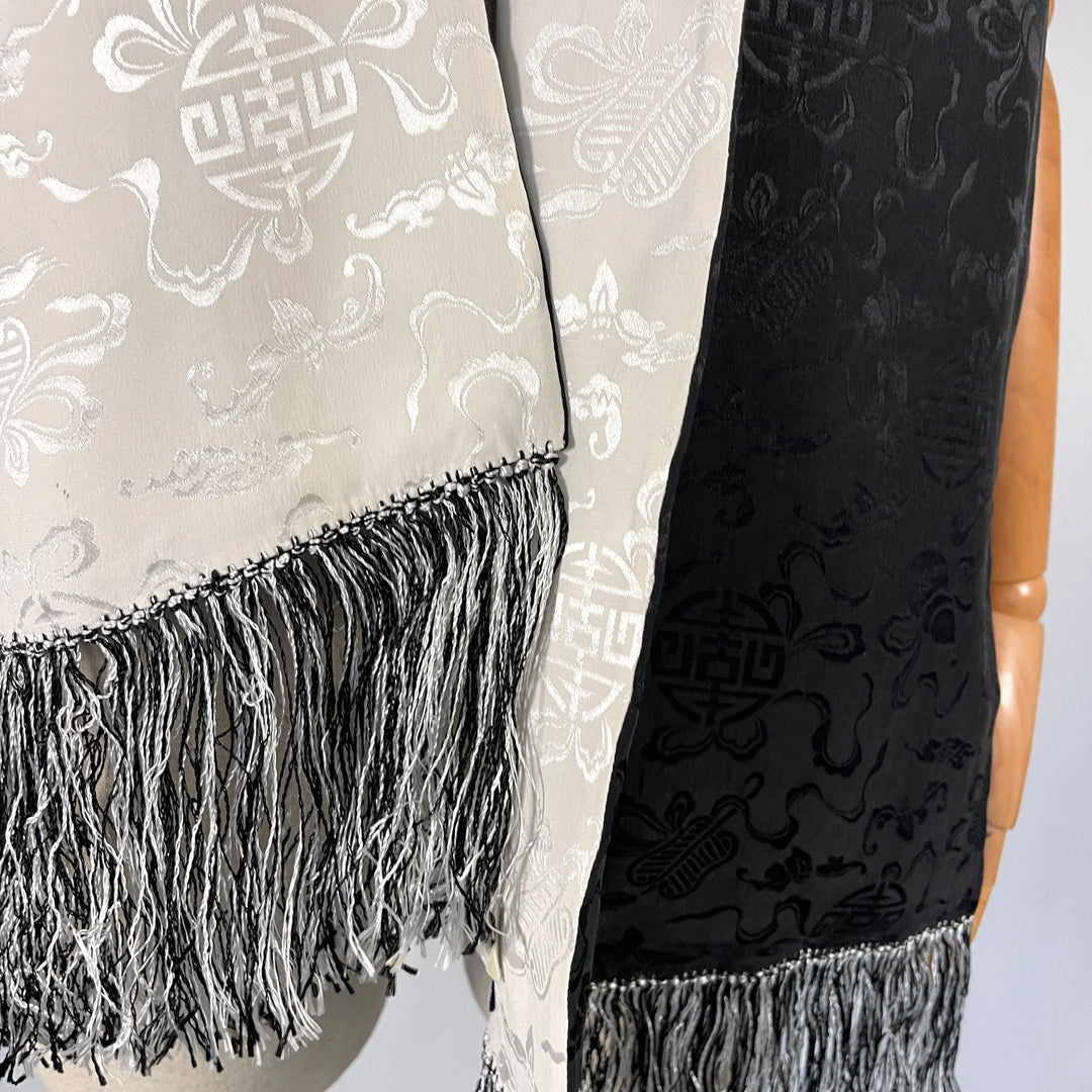 SHANGHAI TANG Double Sided Silk Scarf