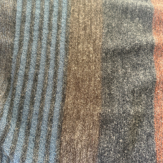 RARE 1970s ISSEY MIYAKE Archival Knit Scarf - Silk & Wool Blend - All Style Co. Tag