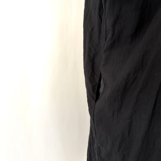KristenseN du Nord  Black Cotton &amp; Silk Dress