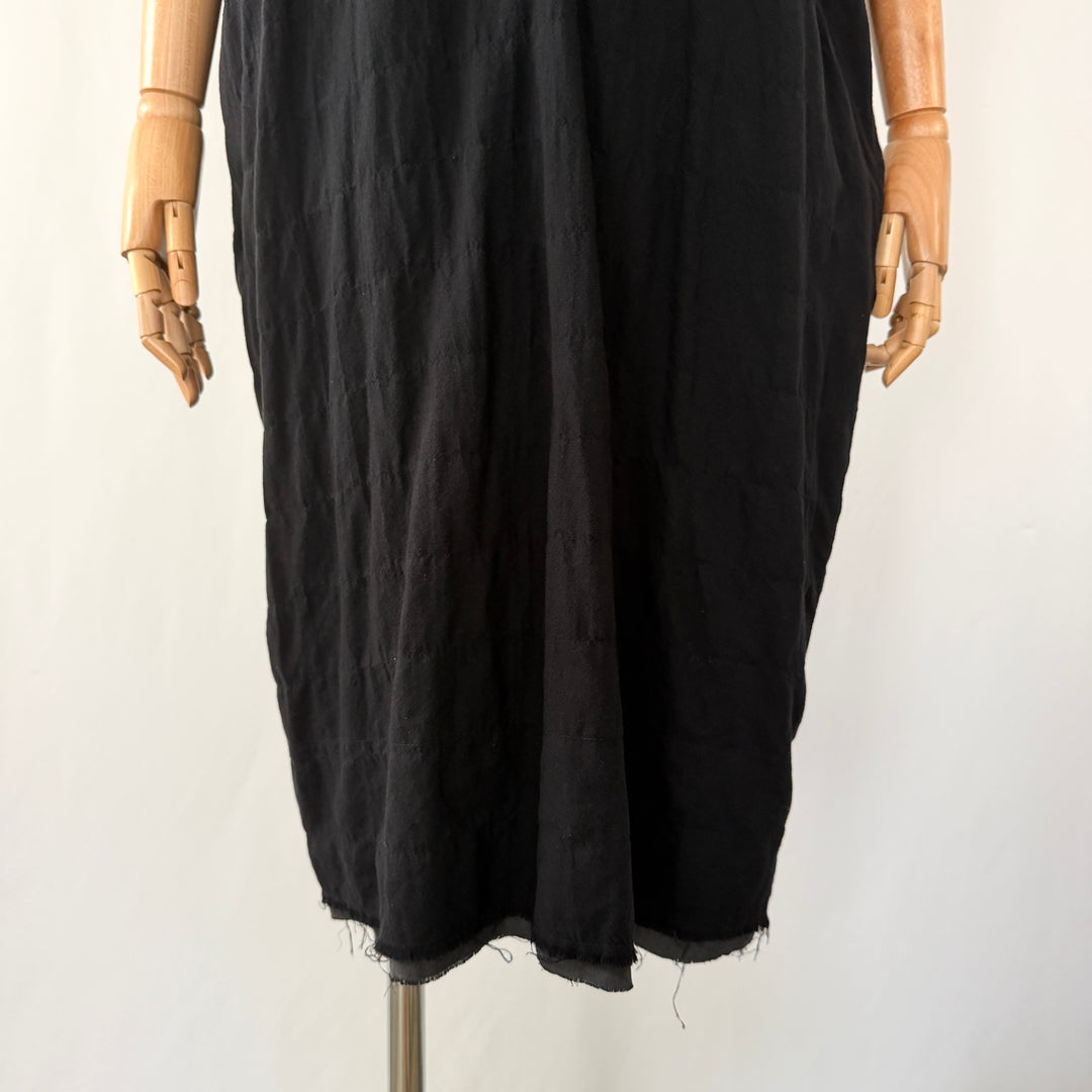 KristenseN du Nord  Black Cotton &amp; Silk Dress