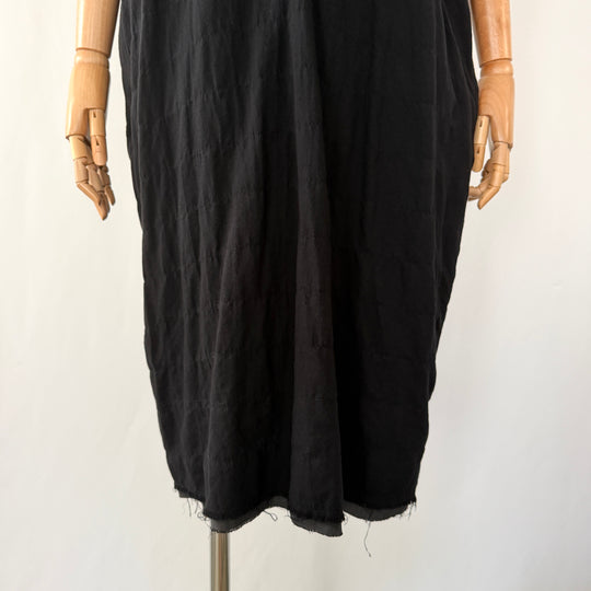 KristenseN du Nord  Black Cotton &amp; Silk Dress