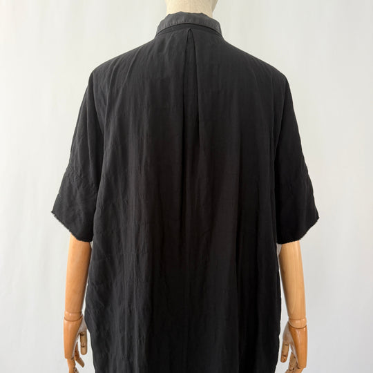 KristenseN du Nord  Black Cotton &amp; Silk Dress