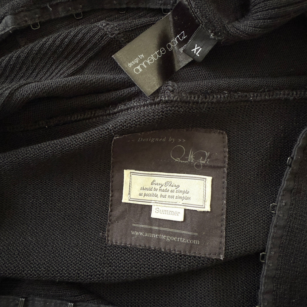 ANNETTE GÖRTZ Black Viscose Cardigan