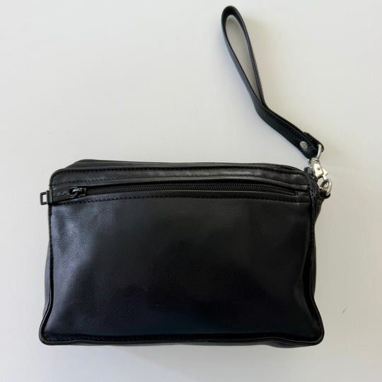 TUMI Black Leather Handbag