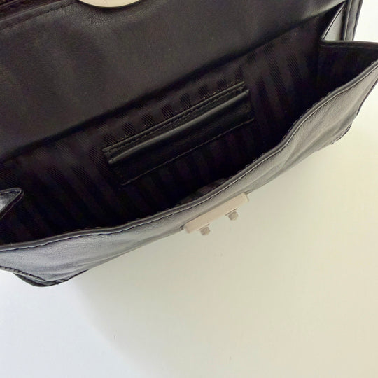TUMI Black Leather Handbag