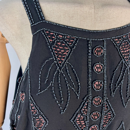 DIANE Von FURSTENBERG Silk Beaded Dress