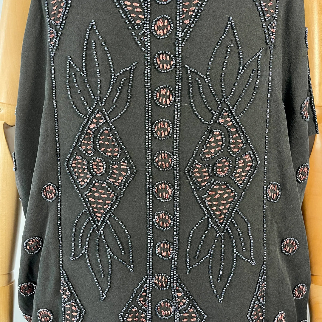 DIANE Von FURSTENBERG Silk Beaded Dress