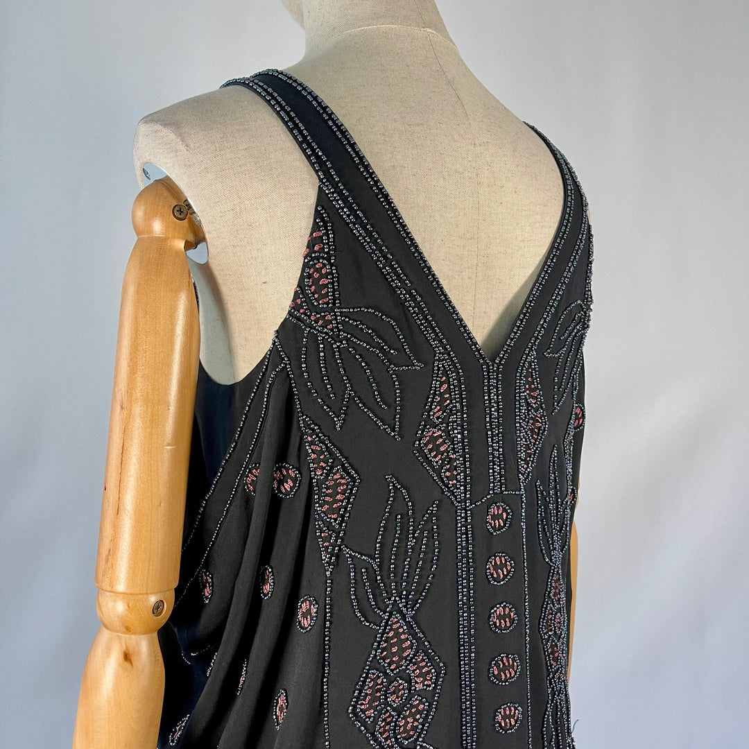 DIANE Von FURSTENBERG Silk Beaded Dress