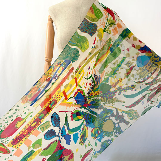 FABRIC FRONTLINE Silk Scarf