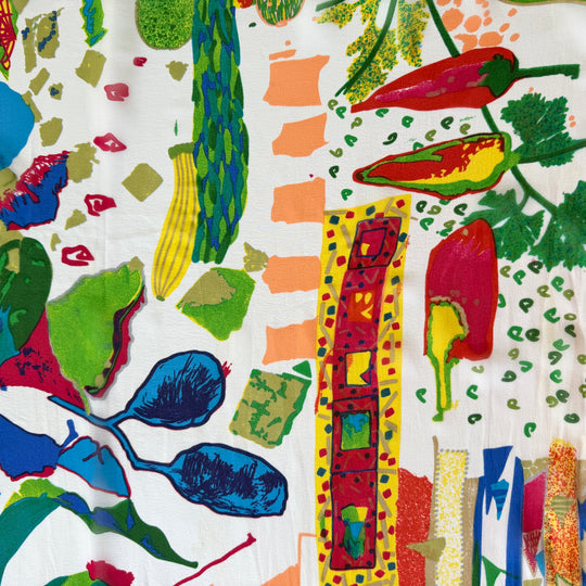 FABRIC FRONTLINE Silk Scarf