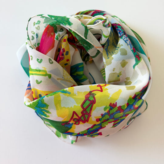 FABRIC FRONTLINE Silk Scarf