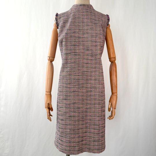 AKRIS Cotton Linen Tweed Dress