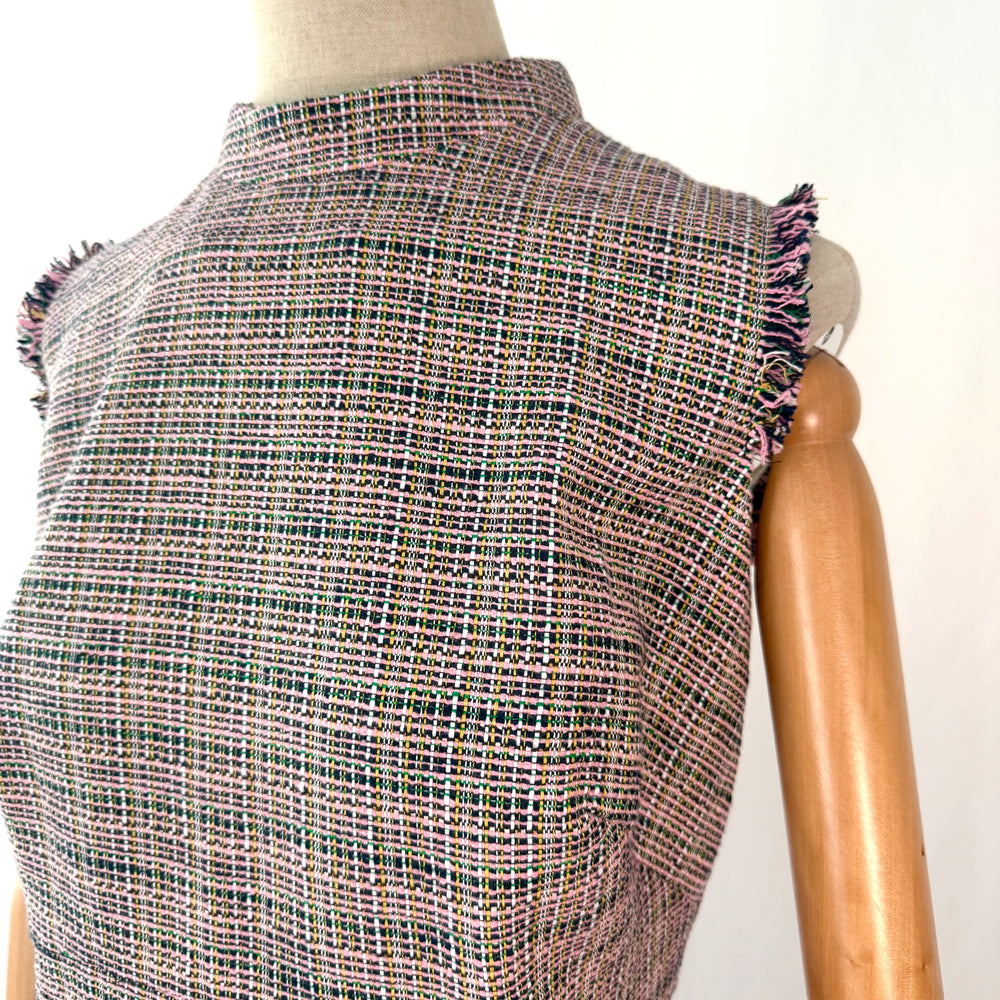 AKRIS Cotton Linen Tweed Dress