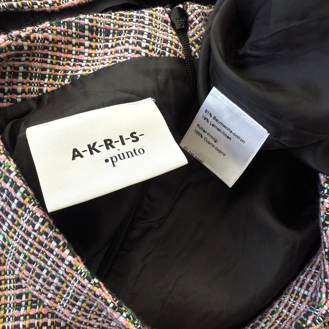 AKRIS Cotton Linen Tweed Dress