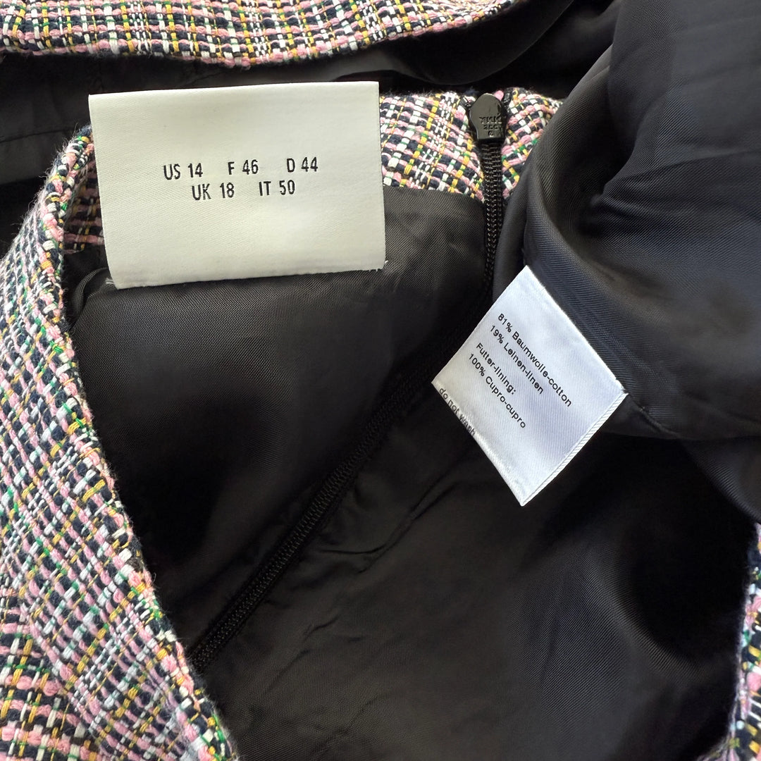 AKRIS Cotton Linen Tweed Dress