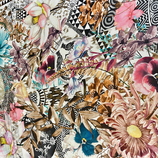 FABRIC FRONTLINE Nouveau grand foulard en soie