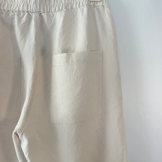 RUNDHOLZ Linen Crop Pants