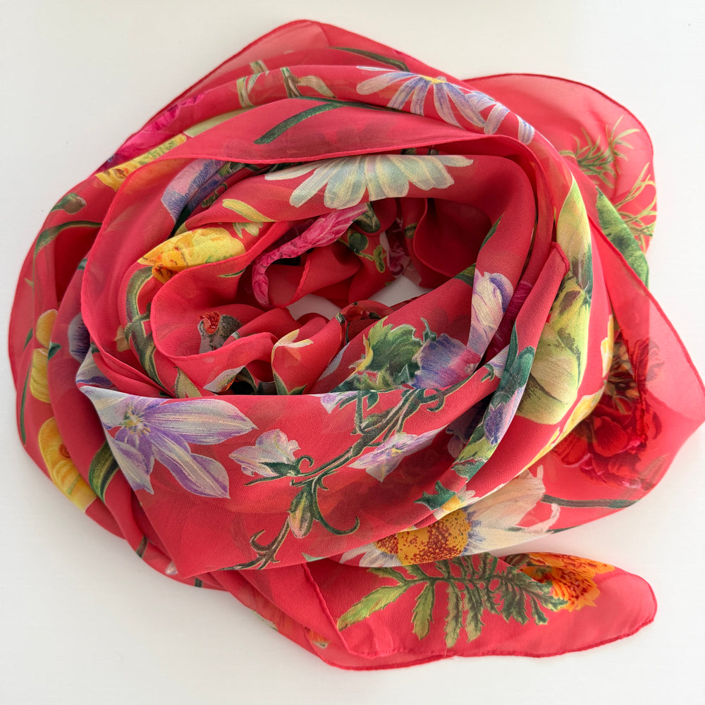FABRIC FRONTLINE Large Silk Scarf