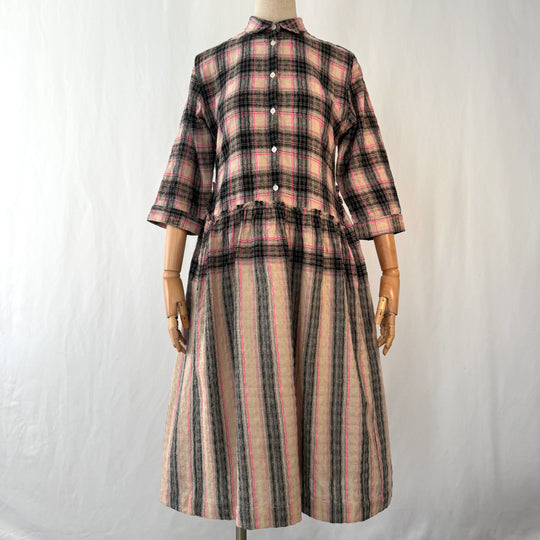 Robe MII en laine et coton