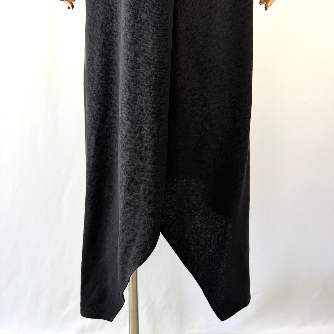 by Aylin Koenig Black Cotton Maxi Dress