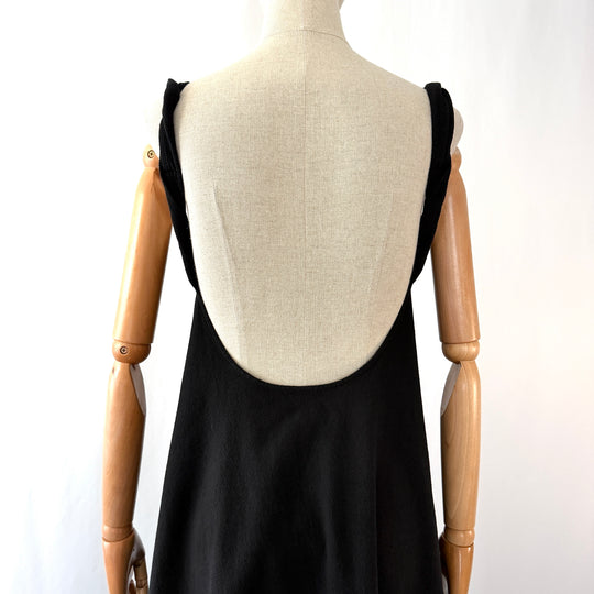 by Aylin Koenig Black Cotton Maxi Dress