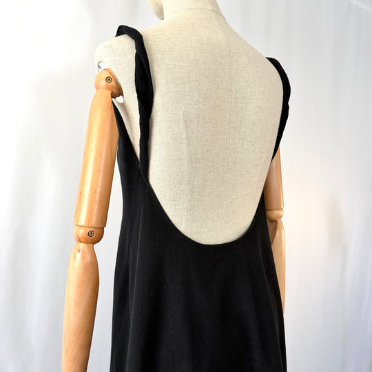 by Aylin Koenig Black Cotton Maxi Dress