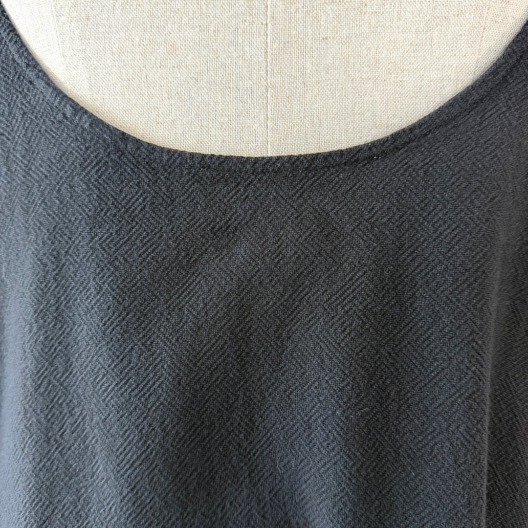 by Aylin Koenig Black Cotton Maxi Dress