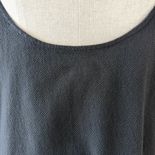 by Aylin Koenig Black Cotton Maxi Dress