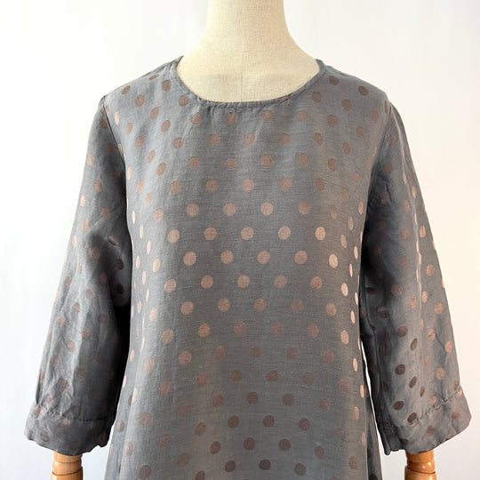 GRIZAS Linen &amp; Silk Dress
