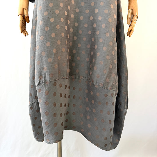 GRIZAS Linen &amp; Silk Dress