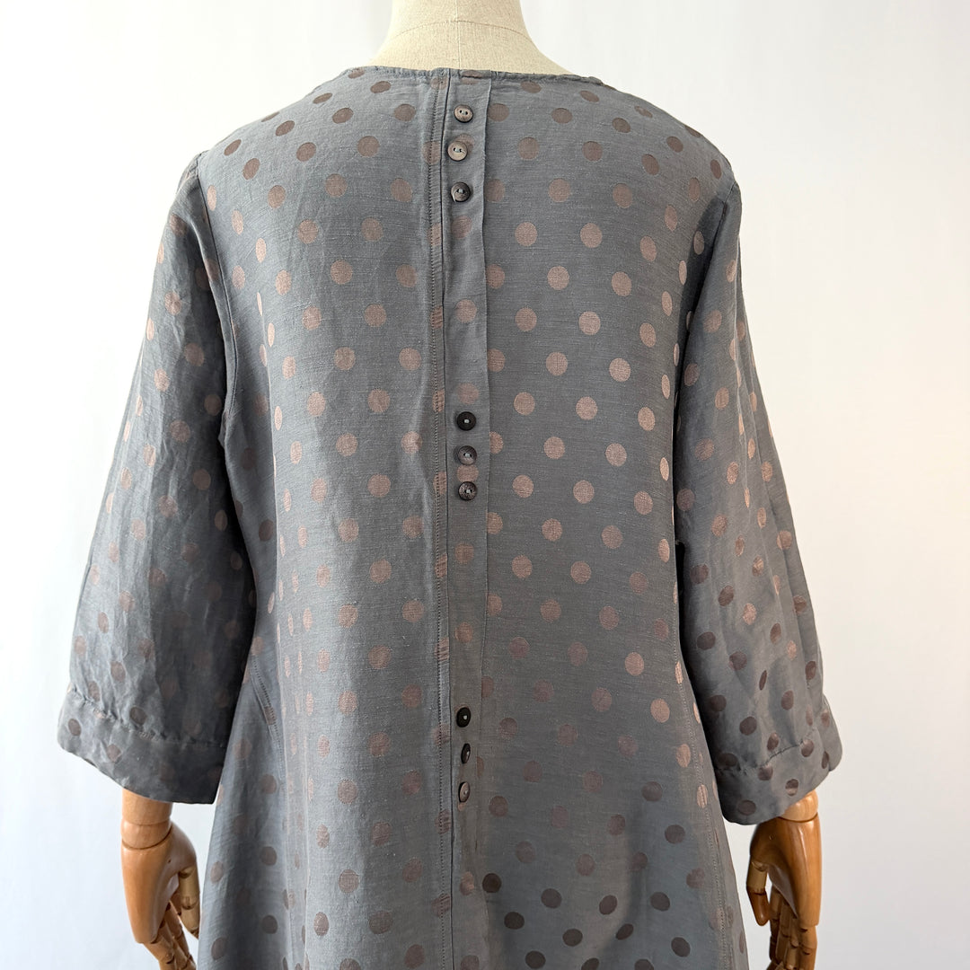 GRIZAS Linen &amp; Silk Dress