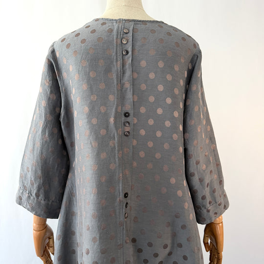 GRIZAS Linen &amp; Silk Dress