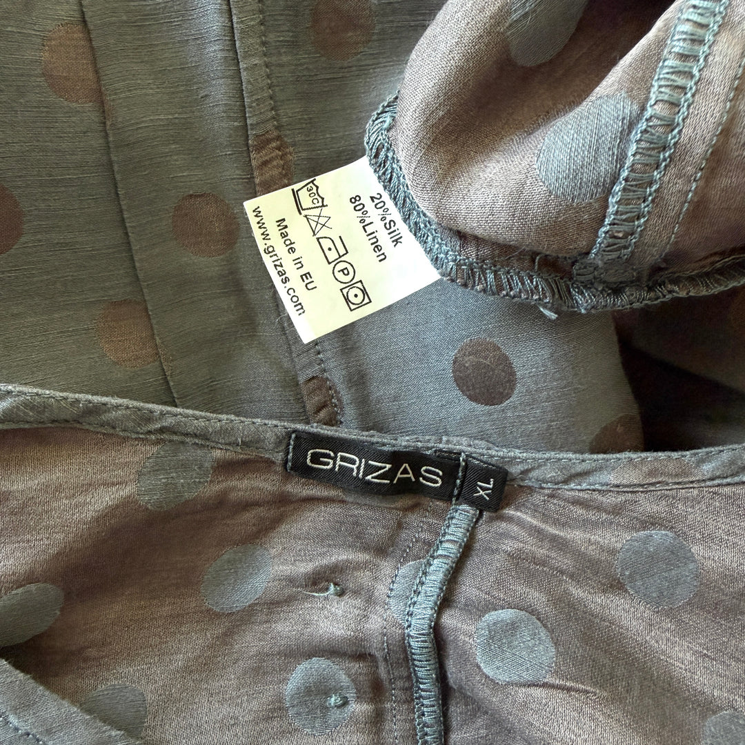 GRIZAS Linen &amp; Silk Dress