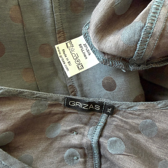 GRIZAS Linen &amp; Silk Dress