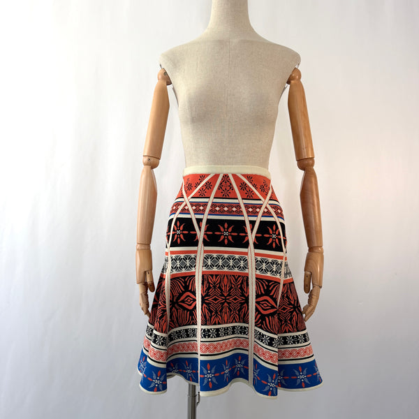 DIANE VON FURSTENBERG Samara Desert Bands Skirt