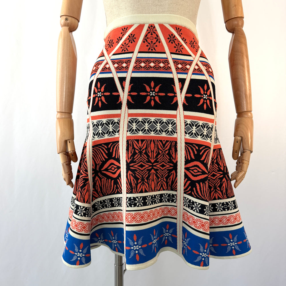 DIANE VON FURSTENBERG Samara Desert Bands Skirt