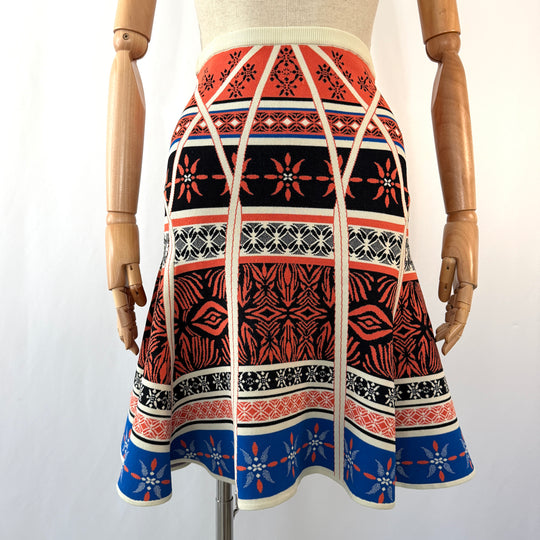DIANE VON FURSTENBERG Samara Desert Bands Skirt