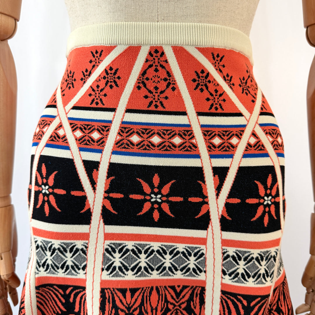 DIANE VON FURSTENBERG Samara Desert Bands Skirt